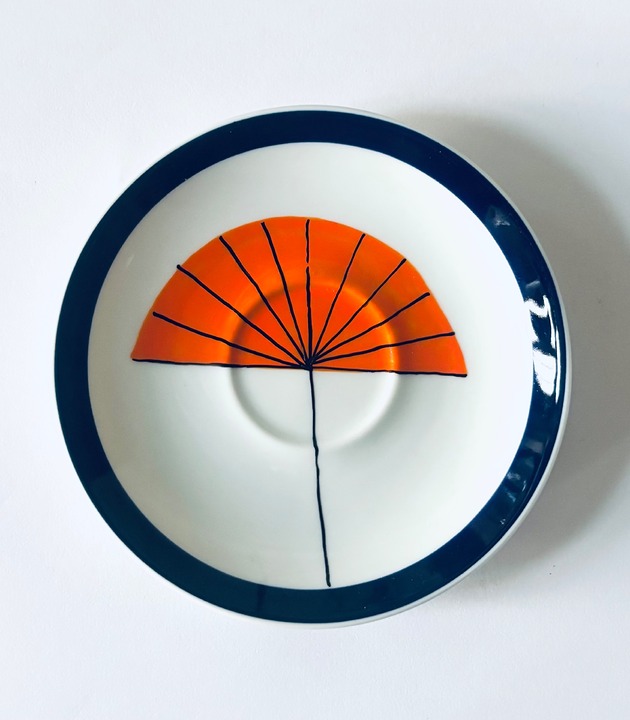 Ozdoby na ścianę Wachlarzyk ikebana