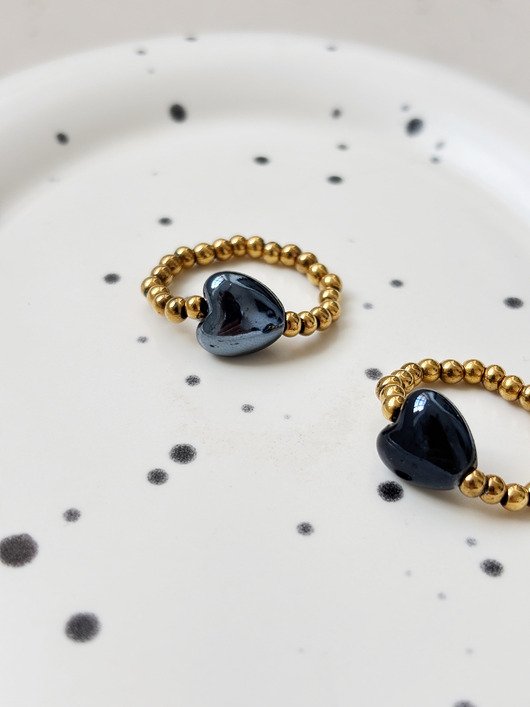 pierścionki elastyczne Pierścionek elastyczny Serce