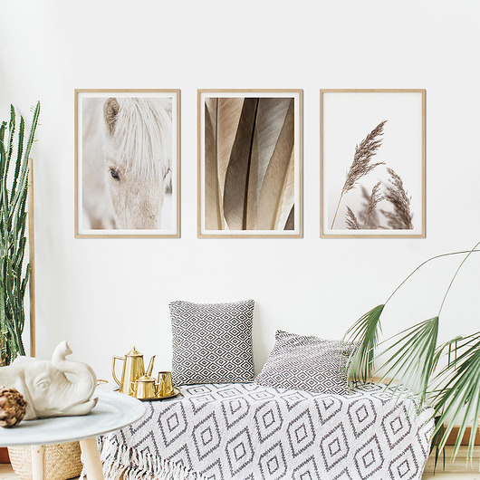 Zestaw Boho - trzy plakaty Bury Lis