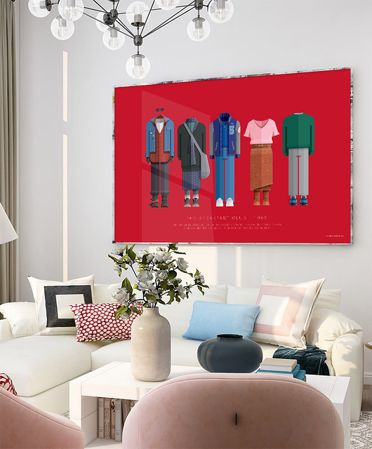 plakaty Breakfast Club - plakat 50x70 cm fine art