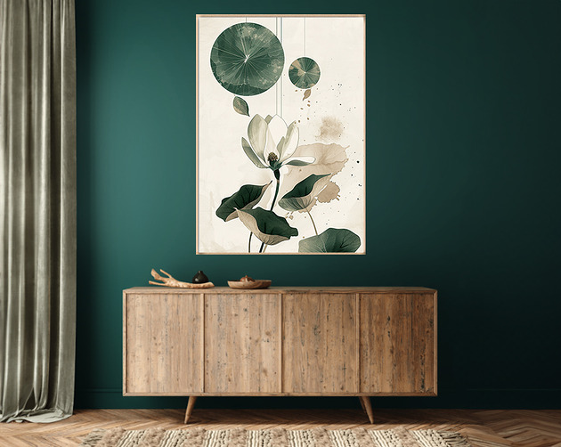plakaty Magnolia - Plakat, druk - Chiński Orient, Harmonia Zen, Roślinny #9