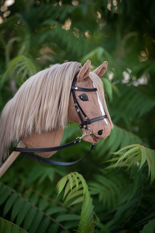 zabawki - inne Hobby Horse + ogłowie regulowane z wędzidłem + wodze