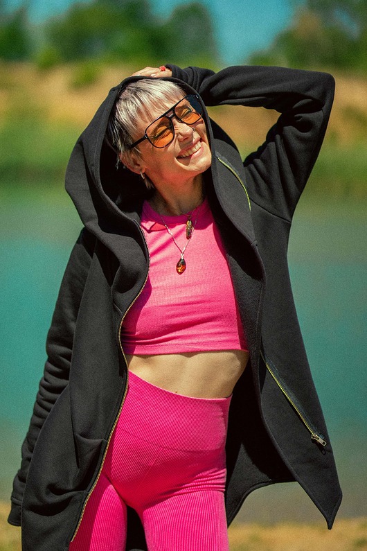 bluza z kapturem damska Bluza damska,płaszcz damski asymetryczny z kapturem