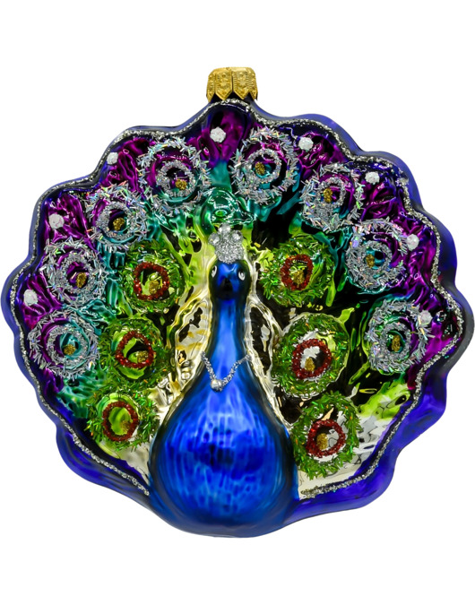 ozdoby choinkowe Bombka choinkowa: Paw Królewski