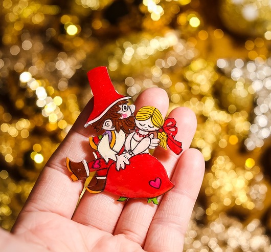 broszki Broszka z Rumcajsem i Hanką