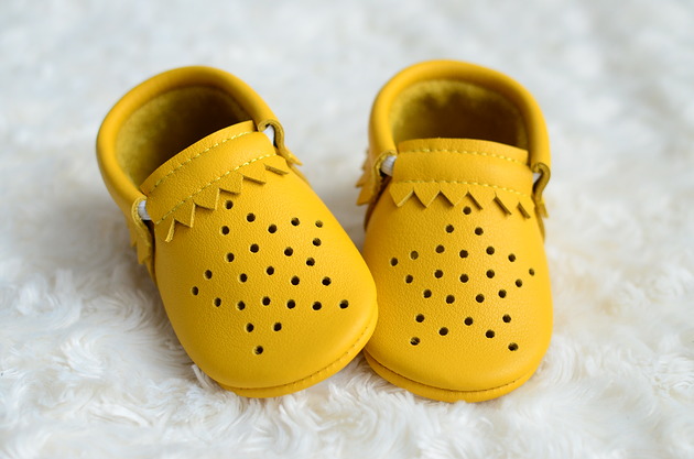 buty dziecięce Mokasyny (Canary Yellow)