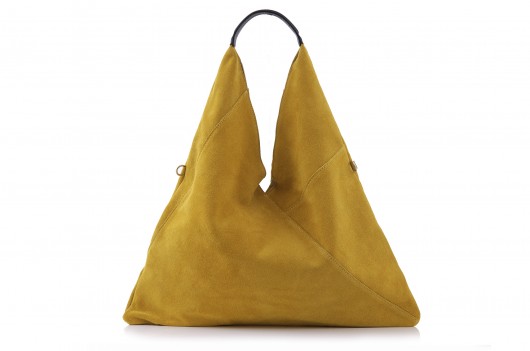 Włoski zamsz naturalny Carmen 010 Yellow Vera Bags