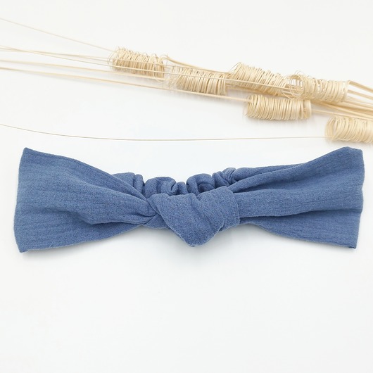 opaski do włosów Opaska knot Blue