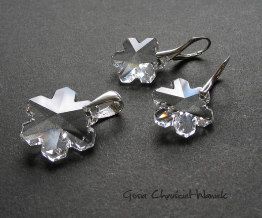 kryształ Swarovski - śnieżynki Gosia Chruściel-Waniek