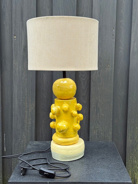 lampy stołowe Lampa stołowa ceramiczna