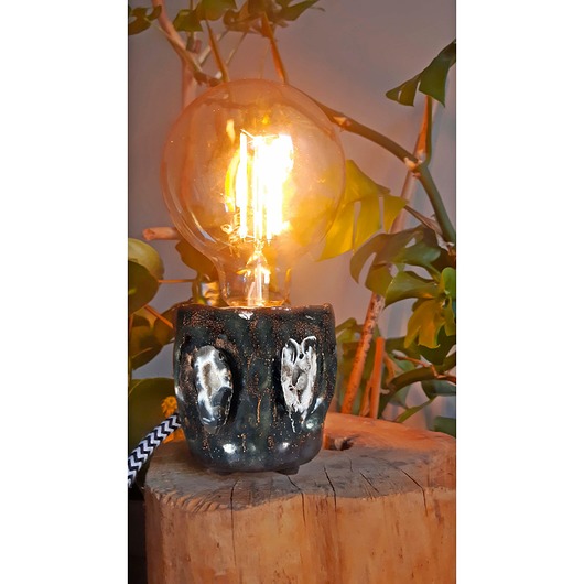 lampy stołowe Lampka nocna ceramiczna AGAT #06
