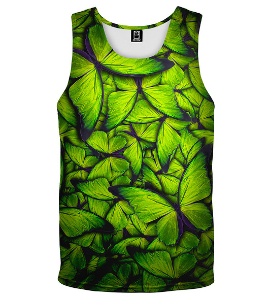 t-shirty męskie DR.CROW Bokserka Męska Motyle Green