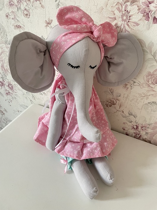 misie i maskotki Maskotka Słonik Lena 40 cm