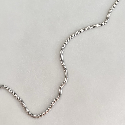 chokery Srebrny  naszyjnik choker żmijka