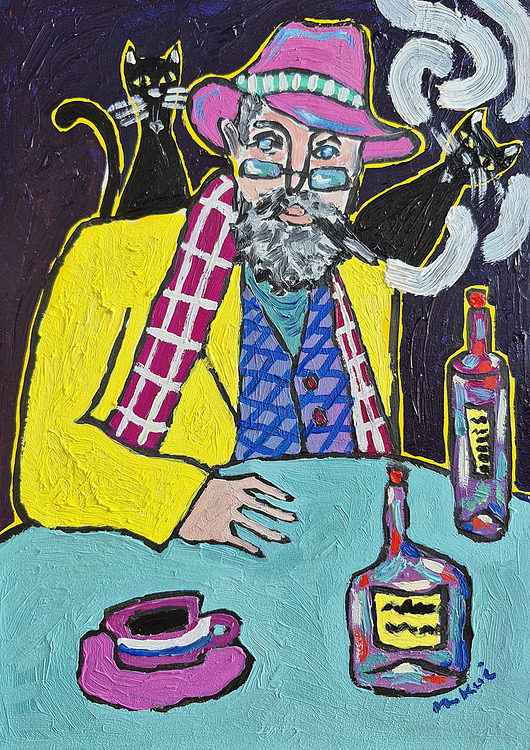 obrazy Obraz  fowizm elegancja w chaosie