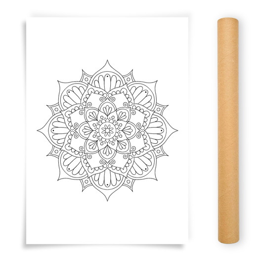 plakaty Plakat do Kolorowania Mandala 50x70cm