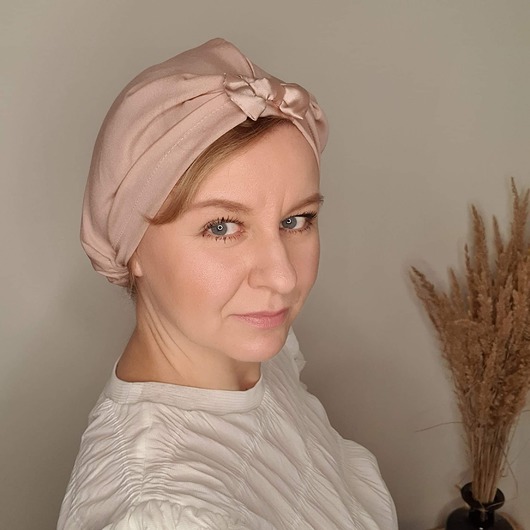 fascynatory Turban jedwabny do snu