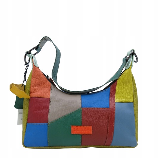 torby na ramię Torebka damska na ramię kolorowa skórzana wygodna zero waste OLIVKA