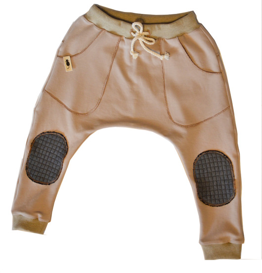 SPODNIE baggy caramel Cudi KiDS