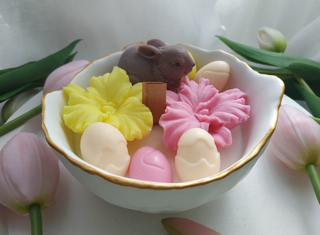 Wielkanoc - inne Świeca z zajączkiem Wielkanoc