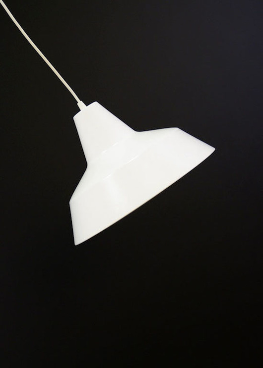 lampy wiszące Żyrandol biały, duński design, lata 70