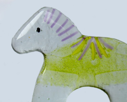 konik LIMONKOWY Borowska Glass Design