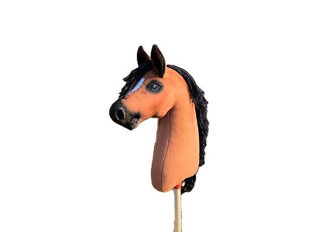 zabawki - inne Hobby horse A3 gniady koń na kiju