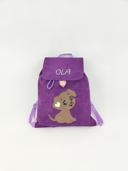 torebki, worki i plecaki dziecięce Plecak z pieskiem, personalizowany prezent dla dziecka