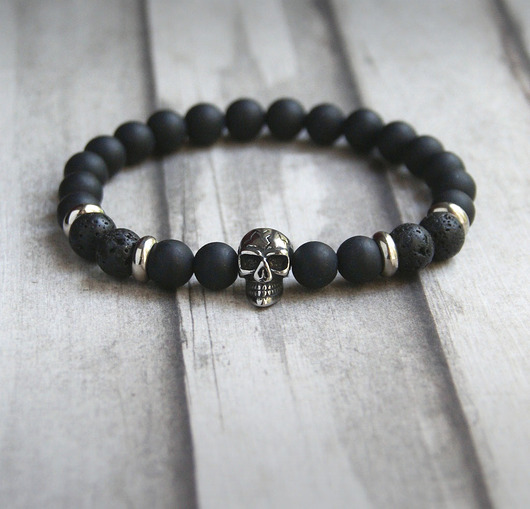 biżuteria męska LUX. czacha. męska bransoletka