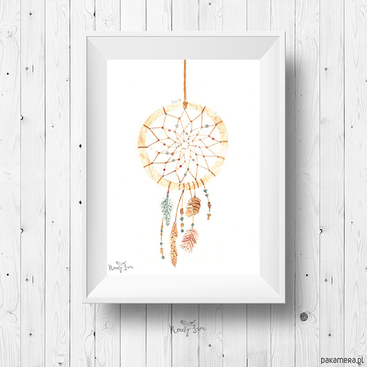 grafiki i ilustracje Plakat ŁAPACZ SNÓW