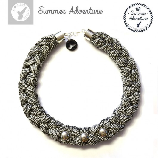 SUMMER ADVENTURE - model Grey Braid CO LIBRE DESIGN