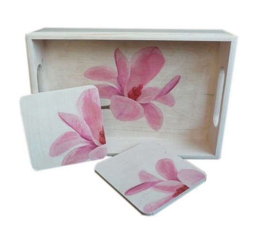 komplet ORCHIDEA caramello