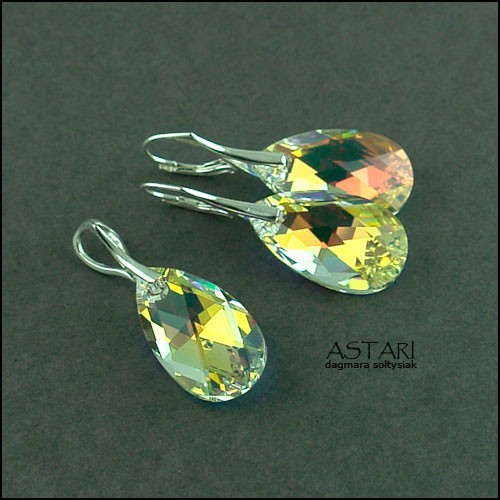 kryształ SWAROVSKI TEARDROP - CRYSTAL AB Astari