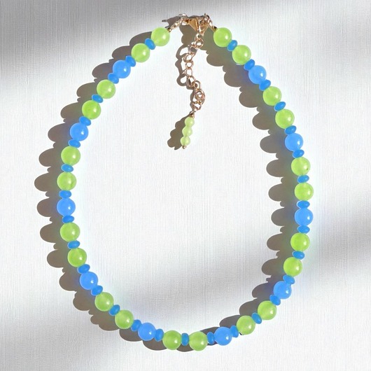 chokery Choker : summer collection : lime in the sky