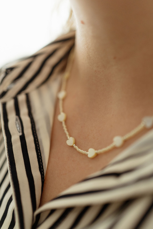 naszyjniki - inne Delikatny naszyjnik serca