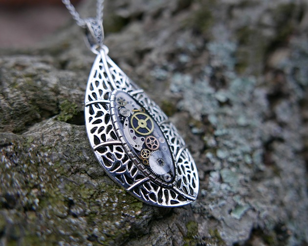 wisiory Naszyjnik Ażur 002