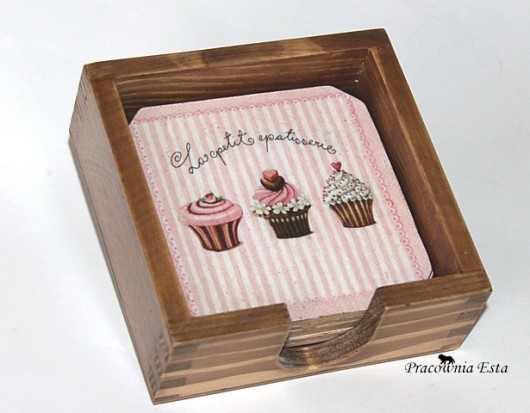 Podkładki Sweet Cupcakes 2 Pracownia Esta