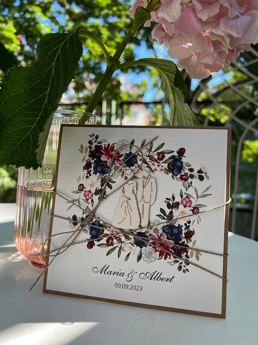 zaproszenia i kartki na ślub Personalizowany prezent - wyjątkowa kartka ślubna