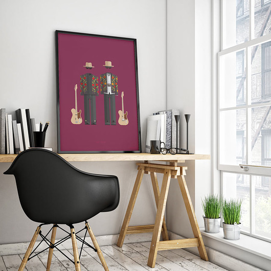 Plakat ZZ Top  minimalmill