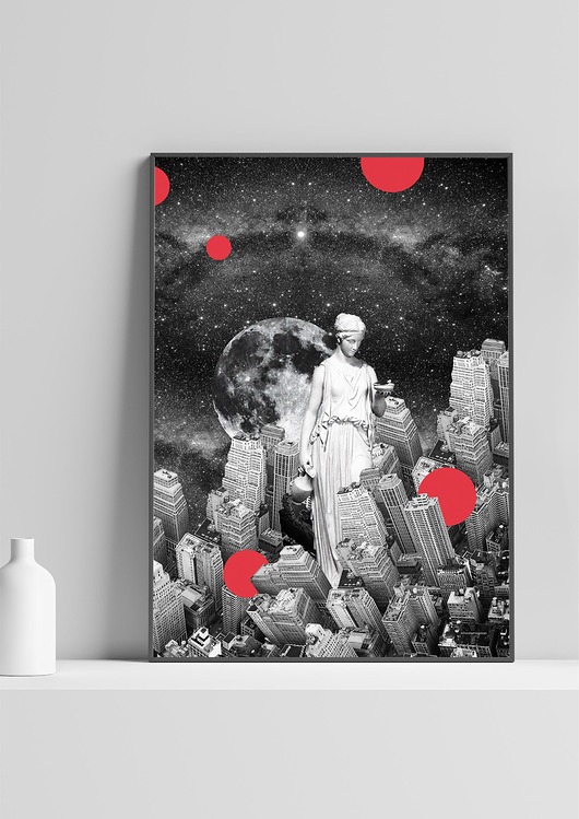 Plakat "Greczynka w mieście" 30x40cm sztucznymagazyn