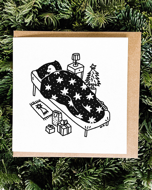 kartki świąteczne Świąteczne spanko