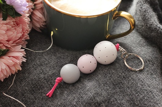 Brelok do dots Little Wood Bunny