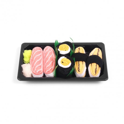 Sushi Socks Box Tamago, Maki Rzepa, Łosoś Skarpetkowelove