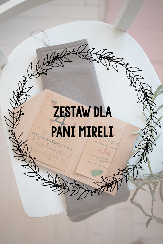 Zestaw dla Pani Mireli WATERMELON 2 Papel