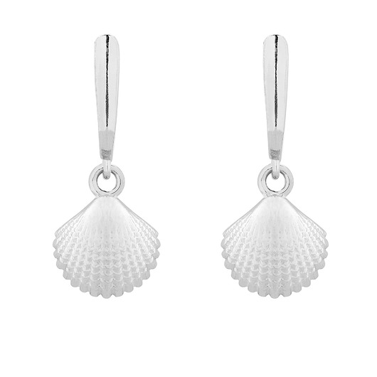 kolczyki srebrne Srebrne kolczyki z muszelkami