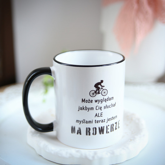 kubki Kubek Myślami na Rowerze
