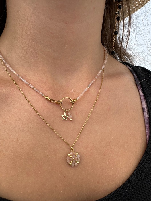 chokery Choker z kamieni słonecznych