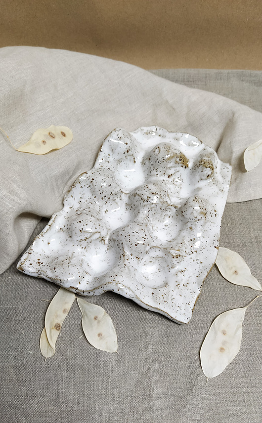 Patera na jajka kolekcja FRECKLES drobne sztuki