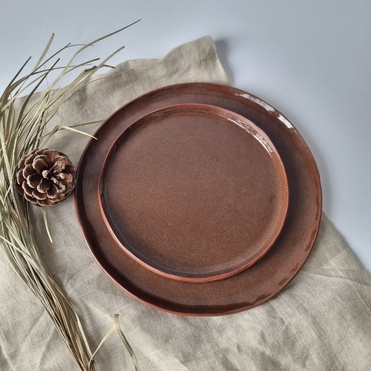 patery i talerze Zestaw dwóch telerzy ceramicznych - 17 cm i 22 cm