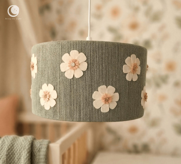 lampy do pokoju dziecka Lampa sufitowa do pokoju dziecka KWIATY 